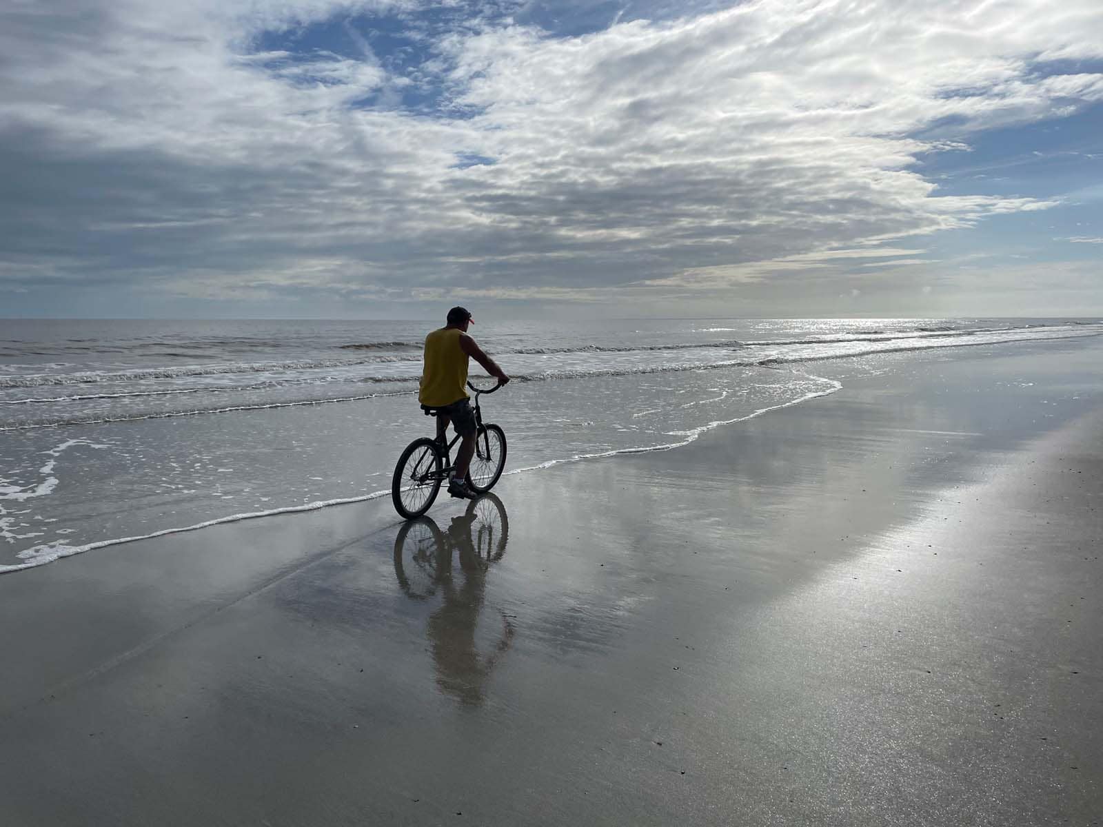 Bike riding on the beach is one of the top things to do in Hilton Head Island for adults