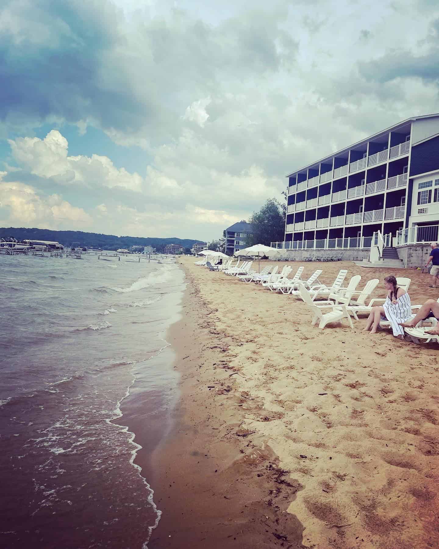 The beach at The Baywatch Resort