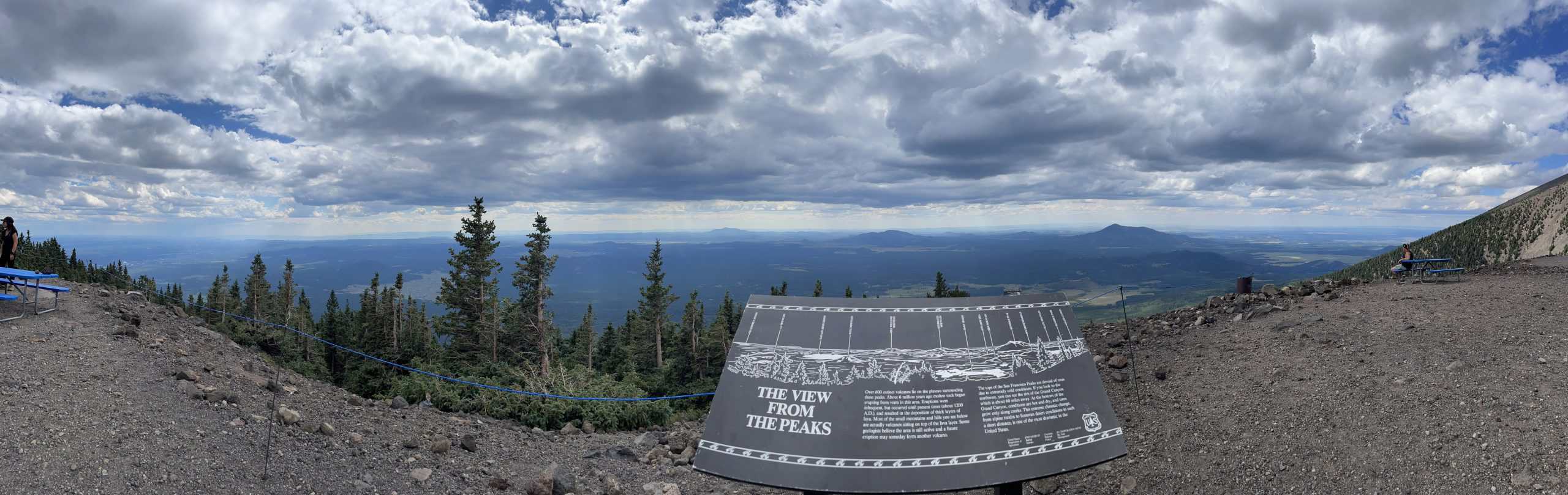 View at the top of Agassiz Peak | Flagstaff, AZ