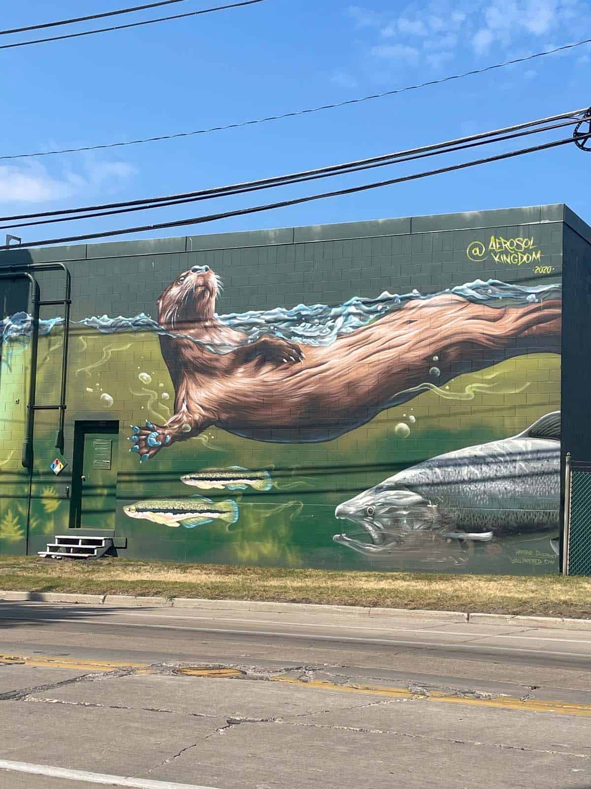 Milwaukee River mural