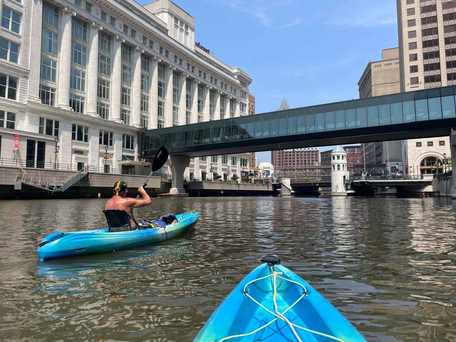Kayaking on the Milwaukee River