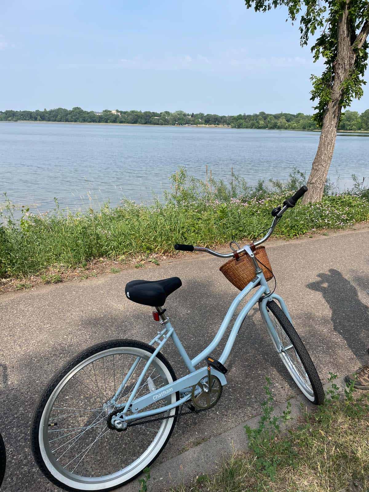 Bike by the lake