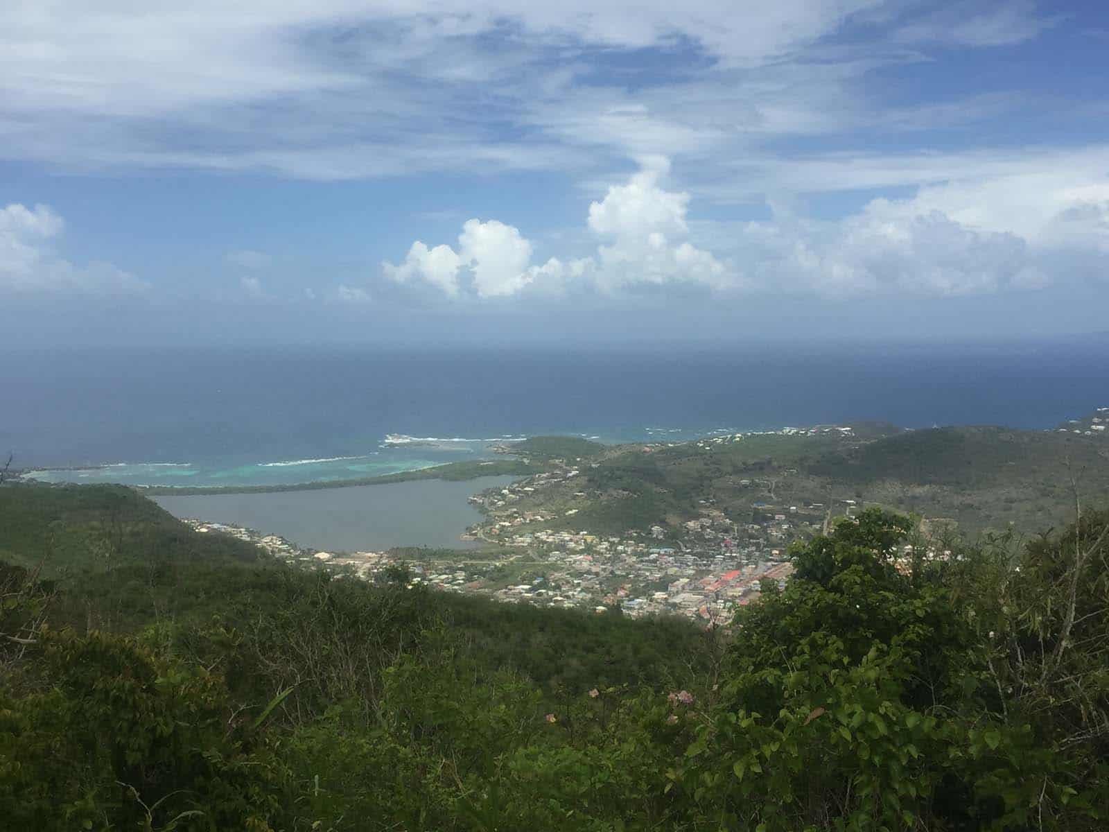 View from the peak of Pic Paradis