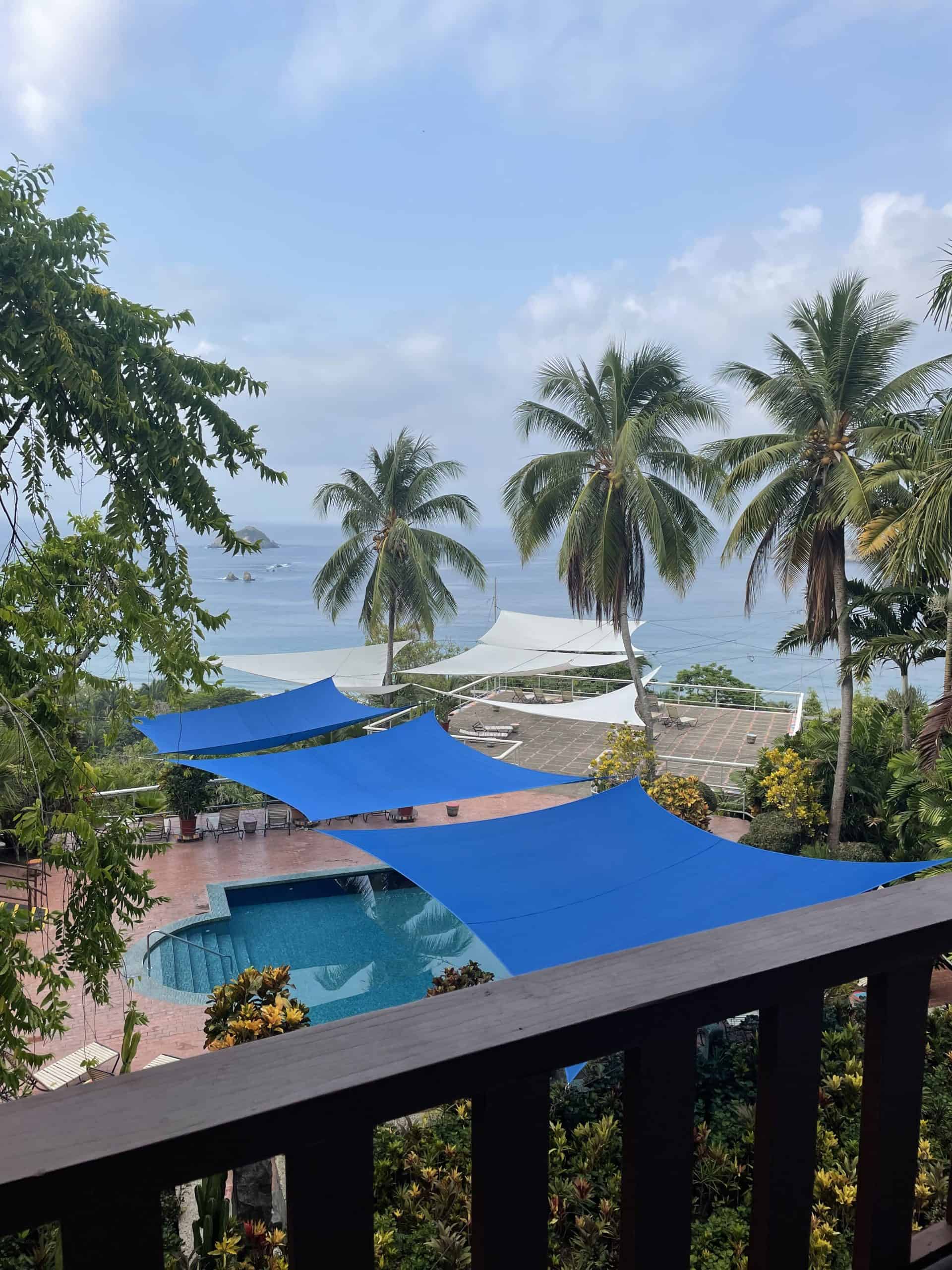 View from our balcony at Hotel Costa Verde