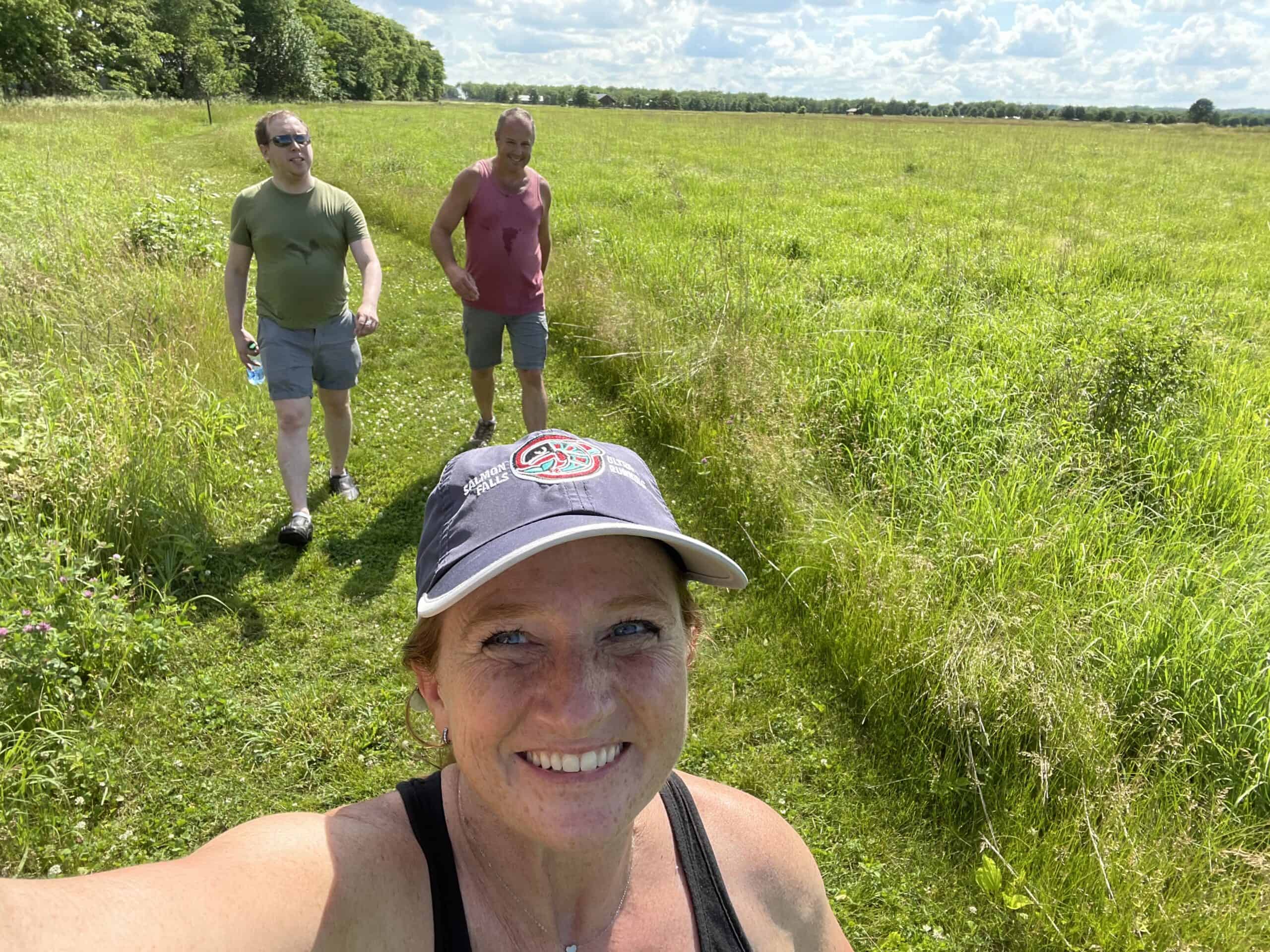 Grassy trail in Phrophetstown State Park