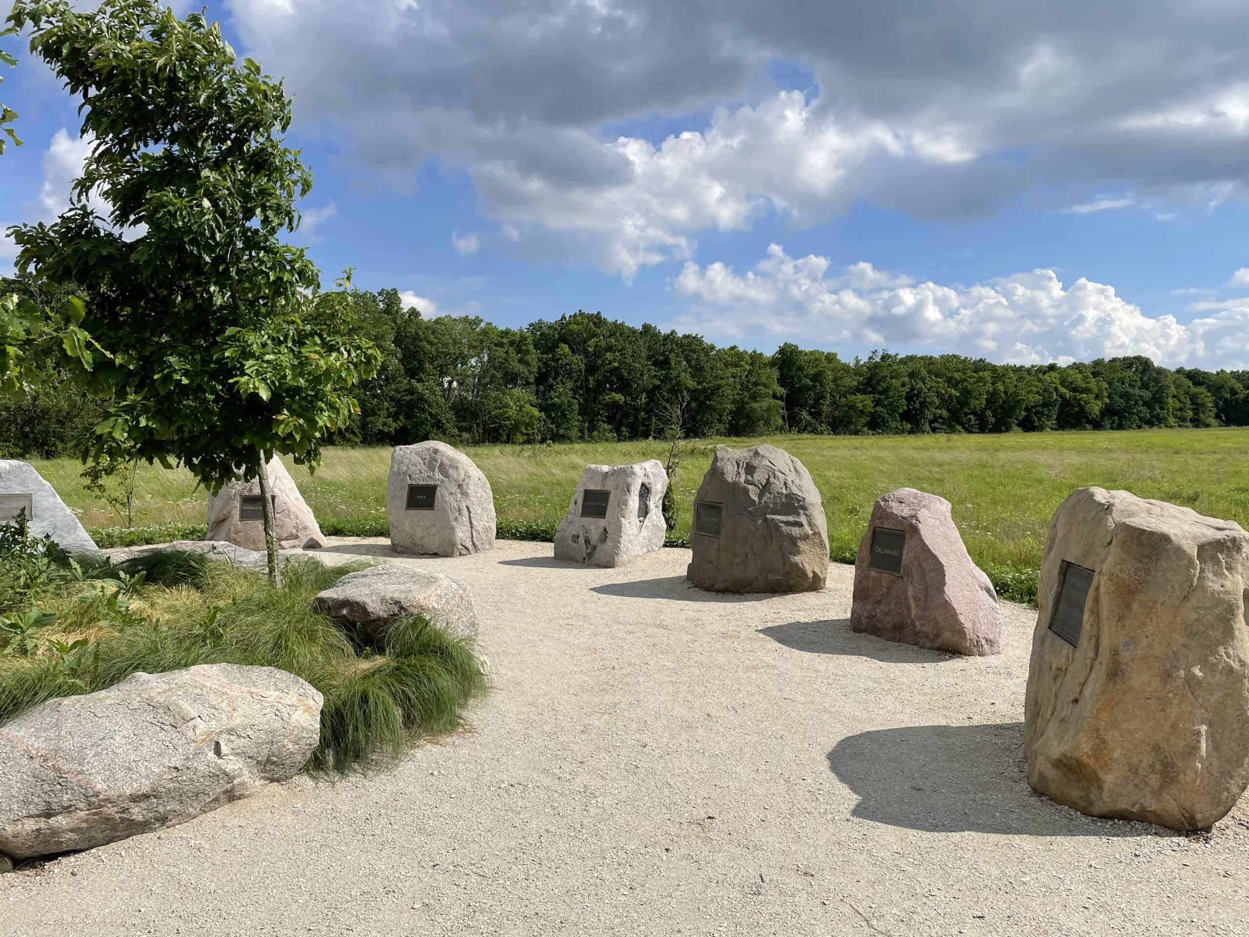 Circle of Stones at Prophetstown State Park