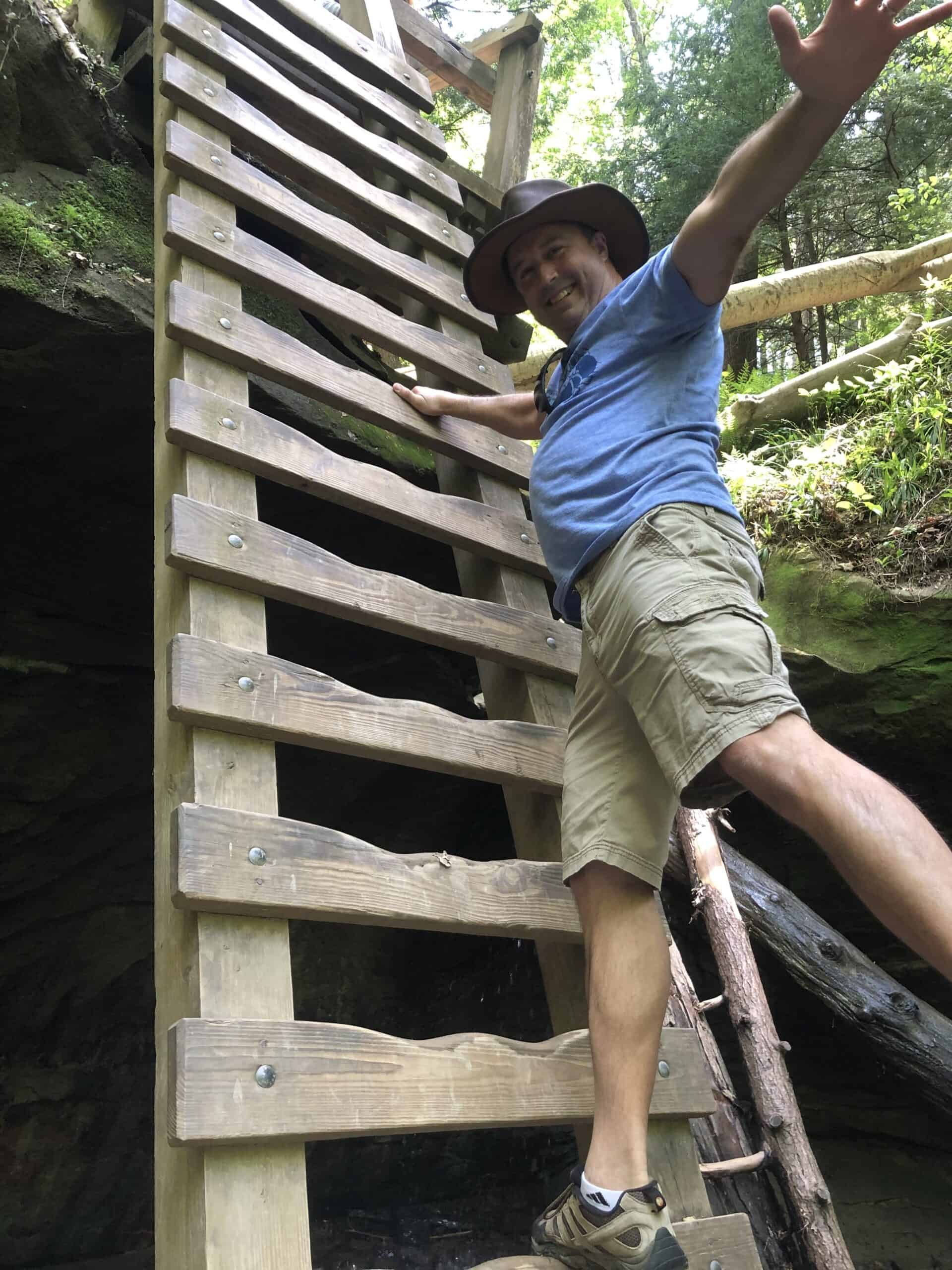 Rugged Trail #3 (Ladder Trail) at Turkey Run State Park