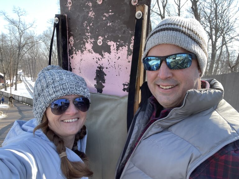 Experience the thrill of winter on the Pokagon State Park Toboggan Run