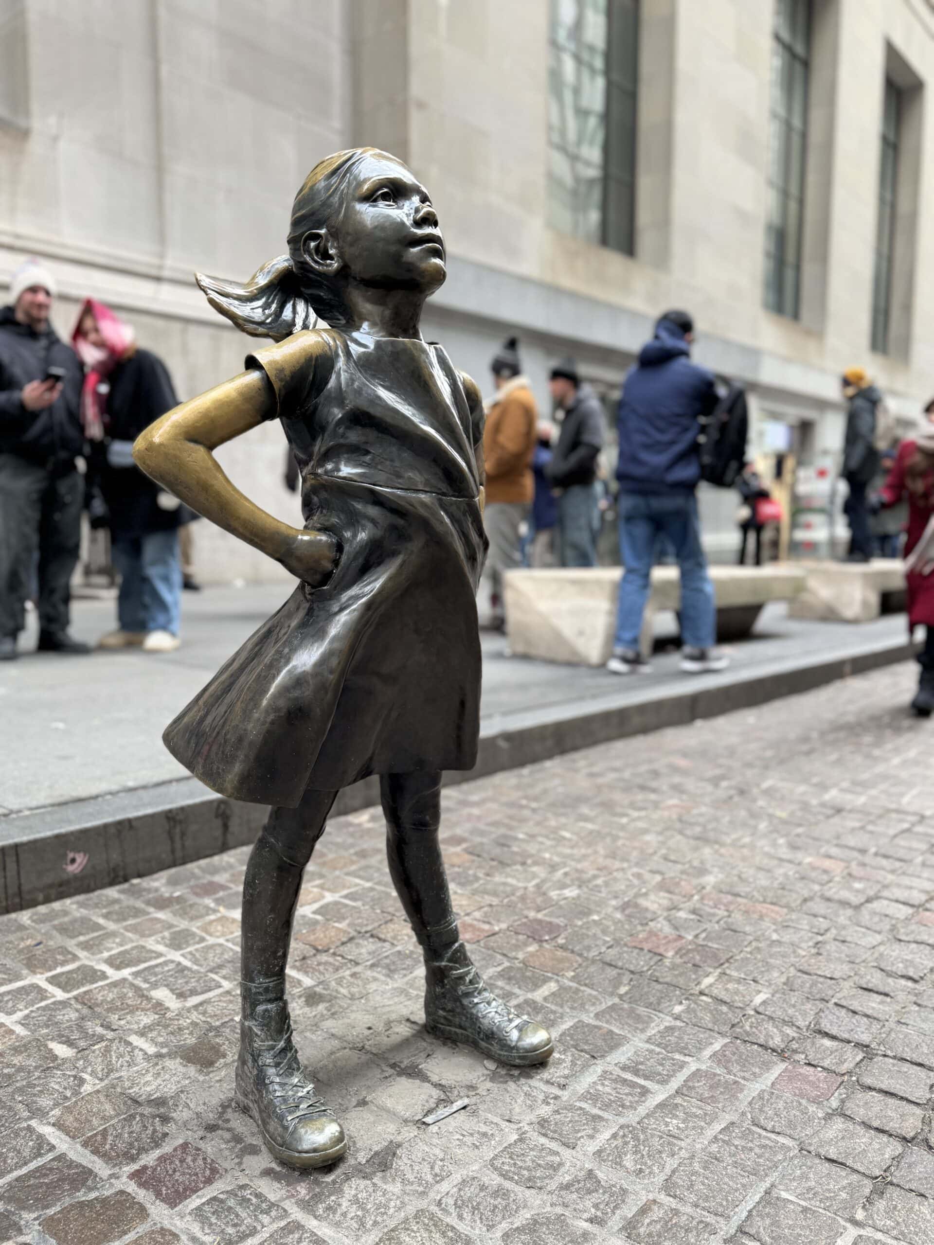 The Fearless Girl statue