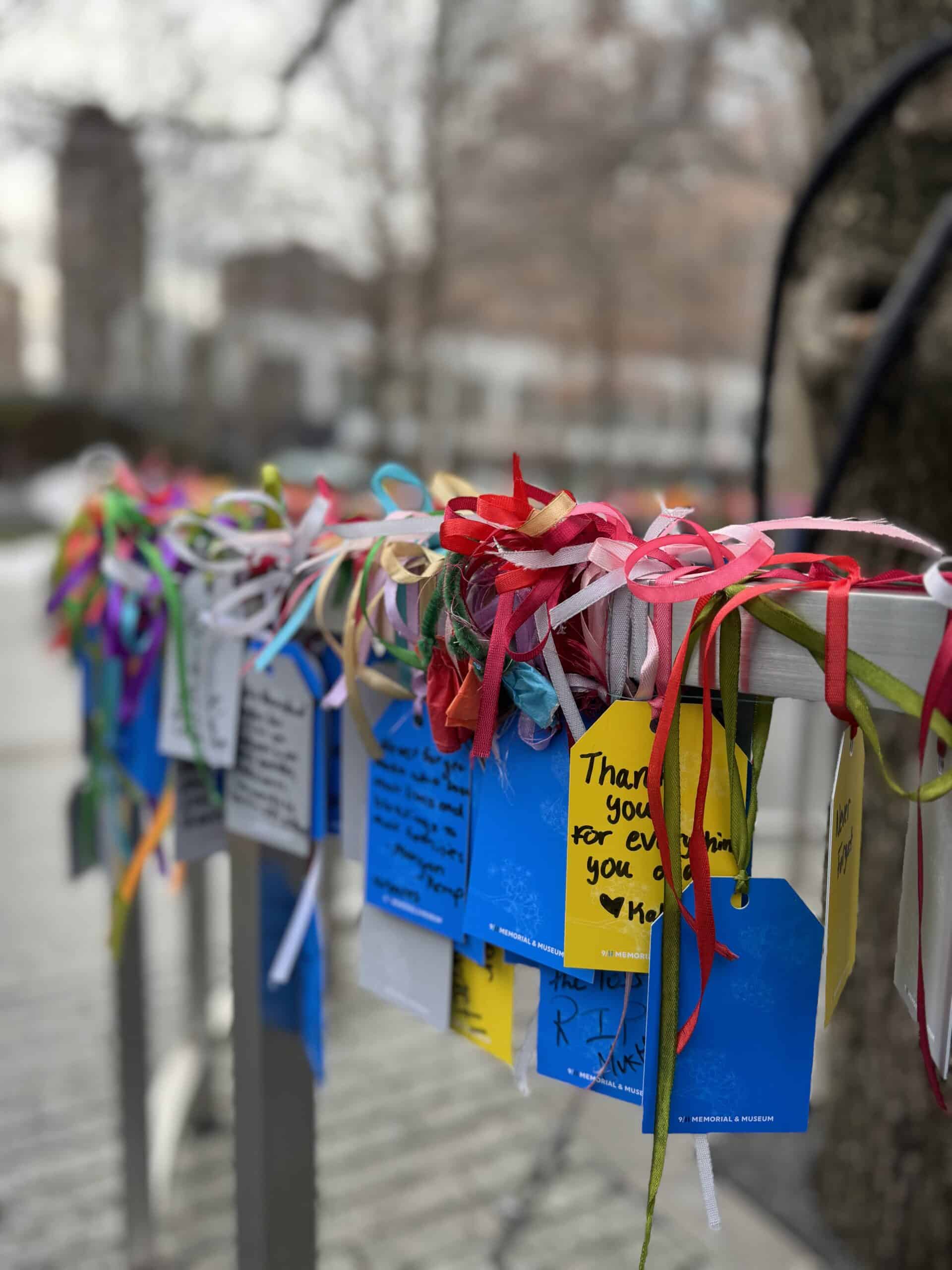 Remembering 9/11 - tags on the Survivor Tree