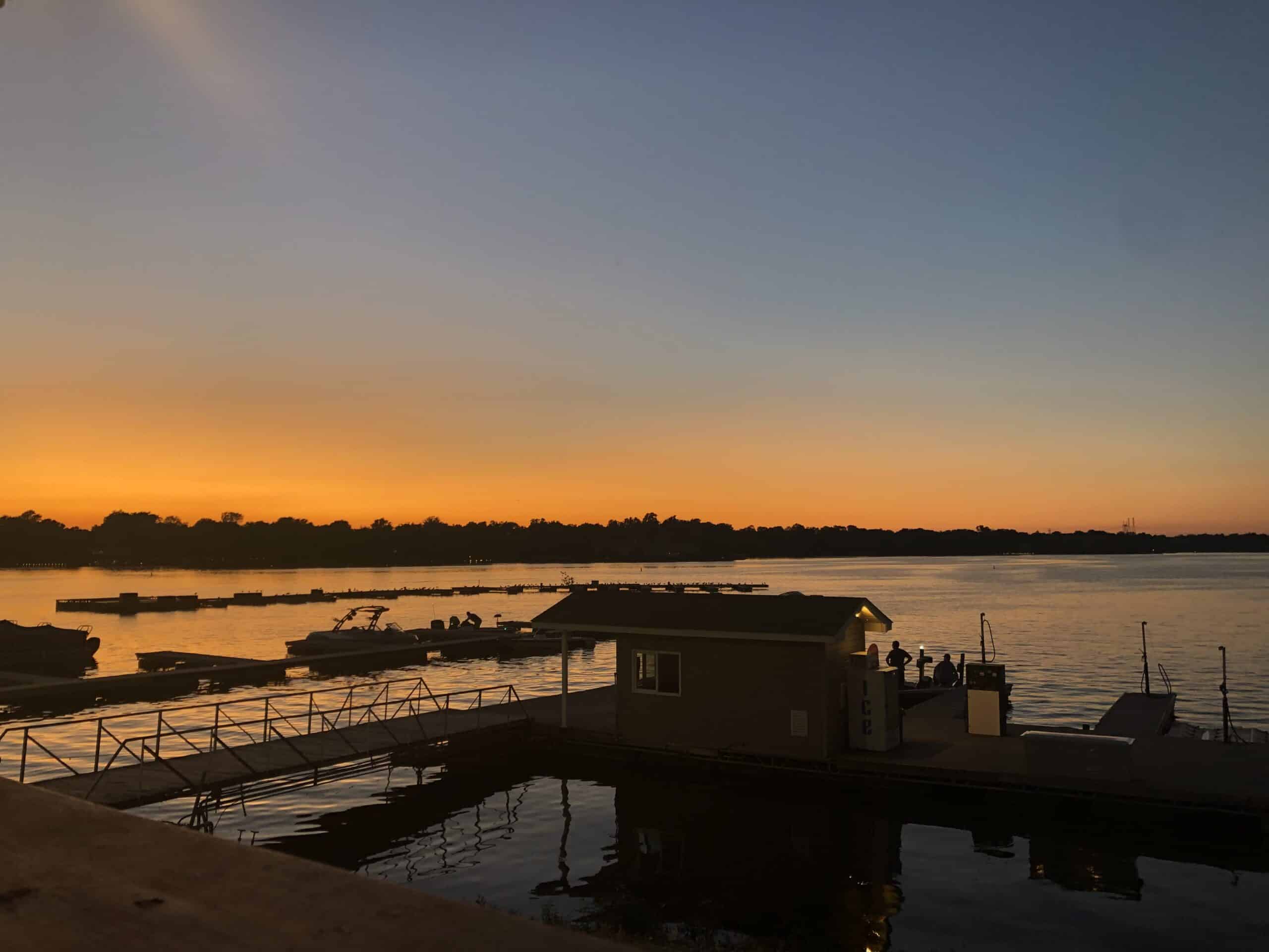 One of the best sunset views in the U.S., right in our own backyard (Noblesville, Indiana).